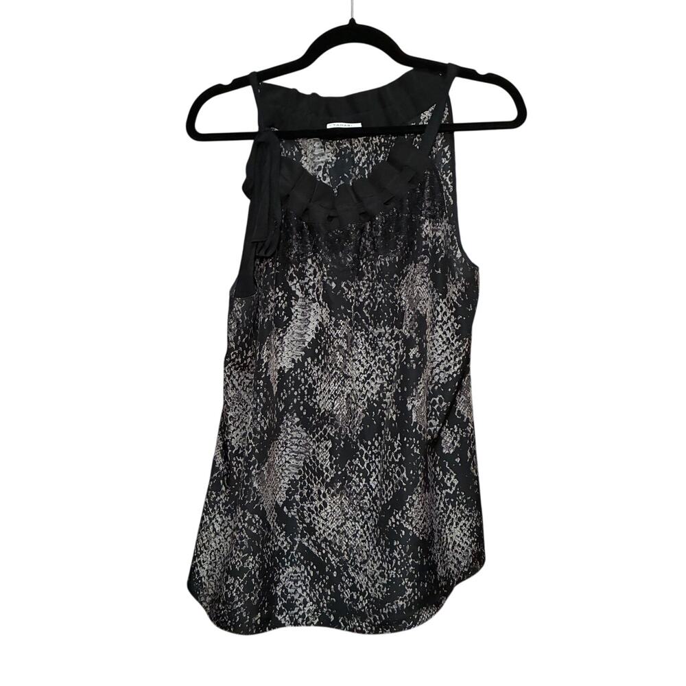 Tahari - Snakeskin Halterneck Blouse - Size M